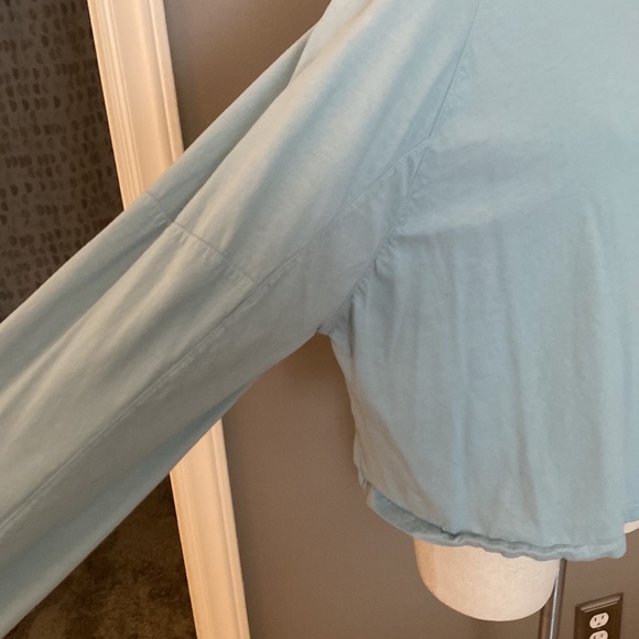 Free People Cropped L/S Tee Sz. S - Picture 3 of 5